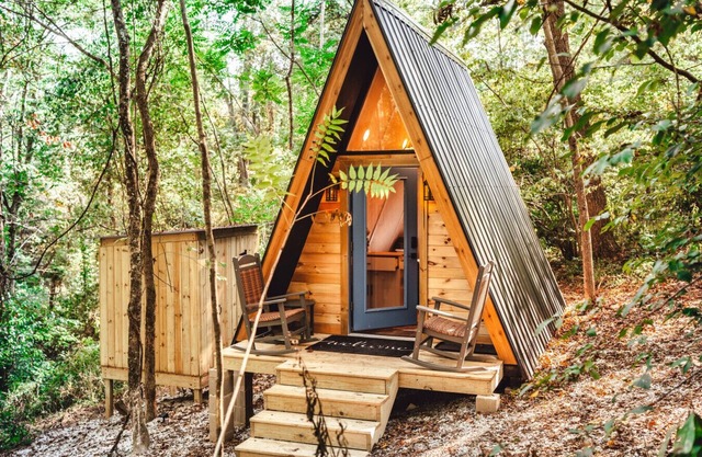 Romantic A-Frame | Secluded | Private 12 Acres