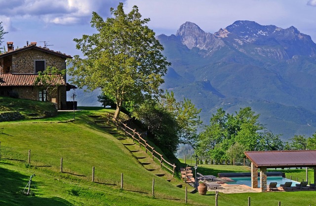 Romántico apartamento en la Toscana villa campo, maravillosa vista de la naturaleza