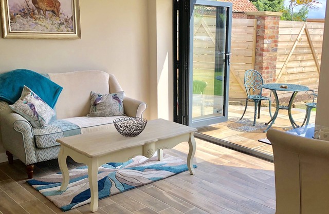Escapada romántica, impresionante conversión de granero en Yorkshire Wolds Way, York