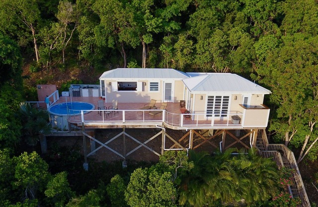 Escapada romántica y privada de 1 habitación con piscina e impresionantes vistas