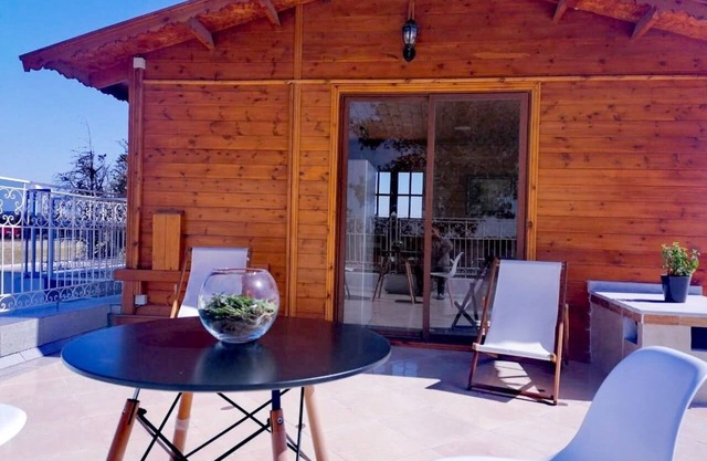 Rooftop chalet