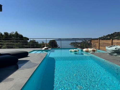 Rooftop villa in Lavandou, panoramic view