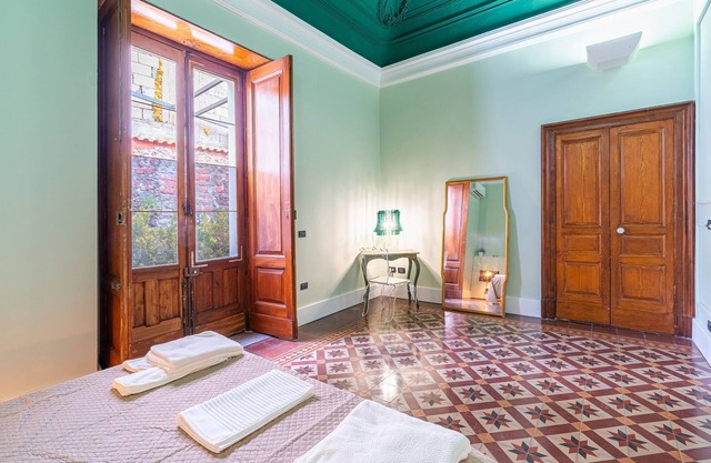 Habitación 'Civico 46 - Green' con terraza compartida, Wi-Fi y aire acondicionado