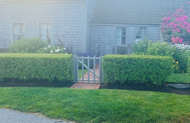 Rose Covered Sconset Cottage and Guest House Sleeps Six-Block to Beach/Village
