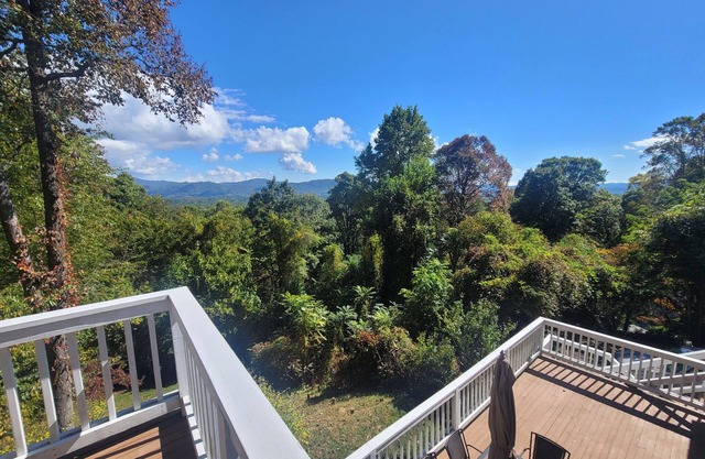 Royal Cottage Mountain Views, Deck & Close to Downtown AVL, Dog Friendly