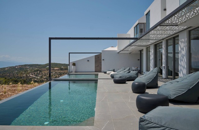 Royal Porthyra | Sea-view Villa with Pool & Hamam
