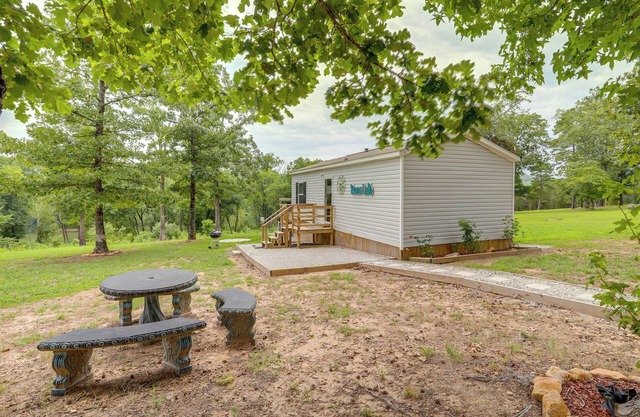 Rural Mt Olive Cabin Rental w/ White River View!