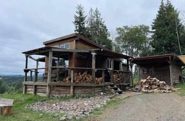 Rustic Cabin Wrap-around View