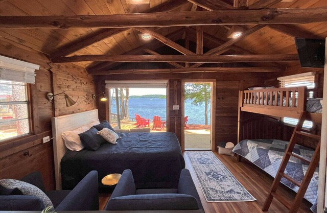 Rustic Cedar Waterfront Cabin 7 on Toledo Bend