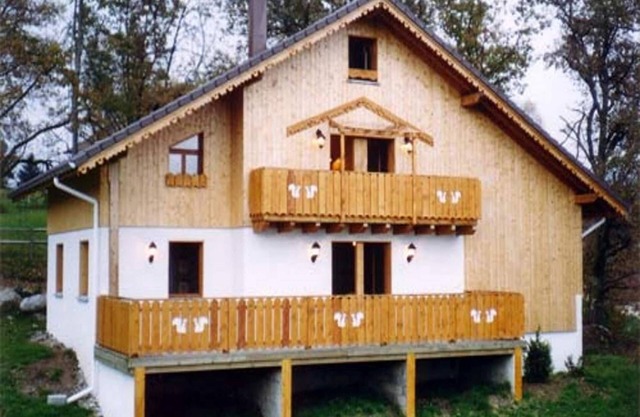 Chalet rústico para familias