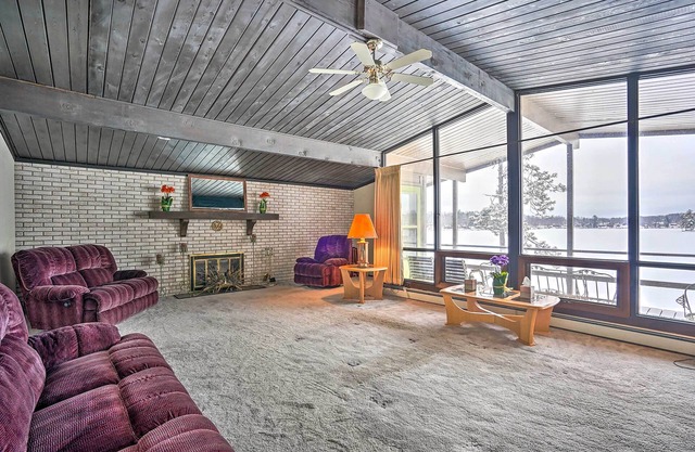 ¡NUEVO! ¡Retiro retro con muelle privado en Crooked Lake!