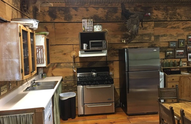 Rustic hunting cabin