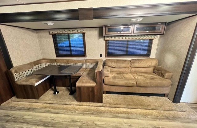 RV in a quiet neighborhood