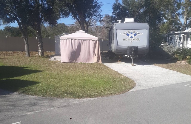 RV lot WITH BOAT storage for rent in beautiful Nature Coast Landings RV resort..