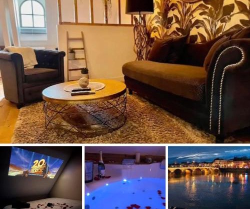 Séjour détente au cœur de MÂCON spa,ciné,bouteille offerte