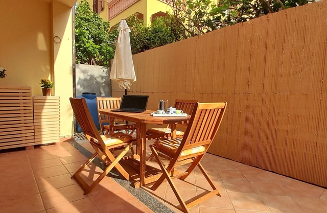 Sa Calitta apartment, central area with large veranda 300 mt from the beach