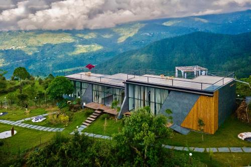 SaffronStays Glasshouse Celeste, Ranikhet - luxurious glass villa with breathtaking views