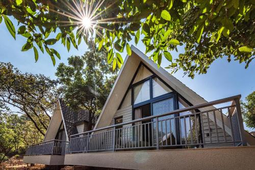 SaffronStays Hillside Harriers, Lonavala - A Frame chalets with bathtub for couples