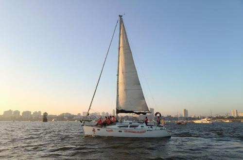 Sailing on Luxury Yacht