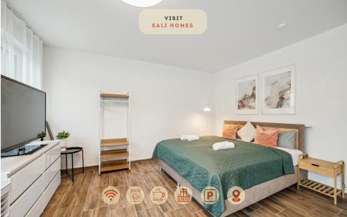Sali Homes AM1 Elegant and Stylish Retreat in Heart of Bayreuth, Close to River