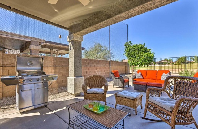 San Tan Valley Home with Pool Access and Golf View!