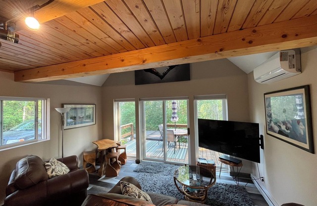 Sand Lake Log Cabin with Hot Tub