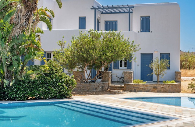 Sanders Paros Gardens - Apartamento elegante de 1 dormitorio con patio