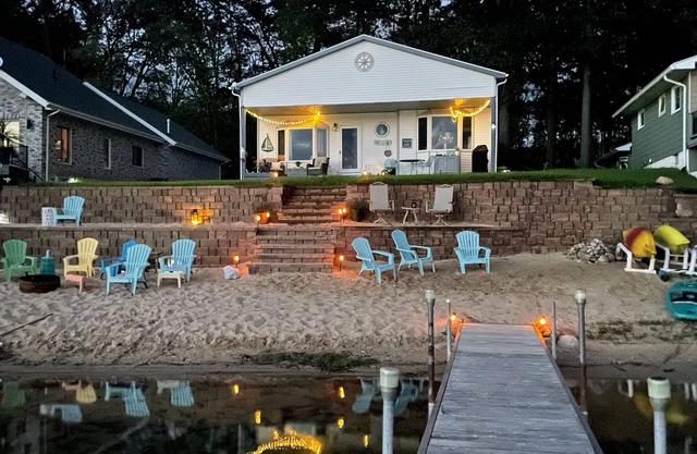 Sandy beach front LAke House