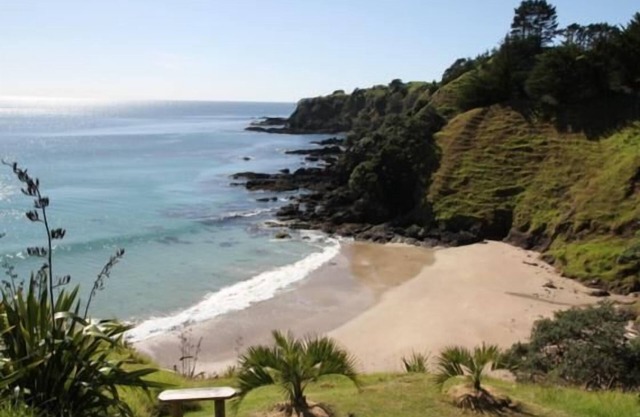 Playa de arena Mahinepua