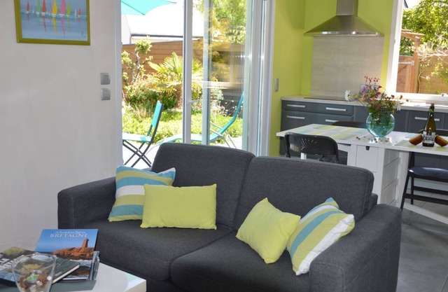 Cottage 500m Mar, playa de arena blanca, bosque, Finisterre Bretaña