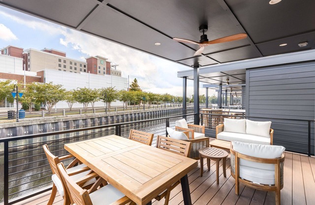 Santorini - Stay Afloat on Downtown Wilmington's Riverwalk