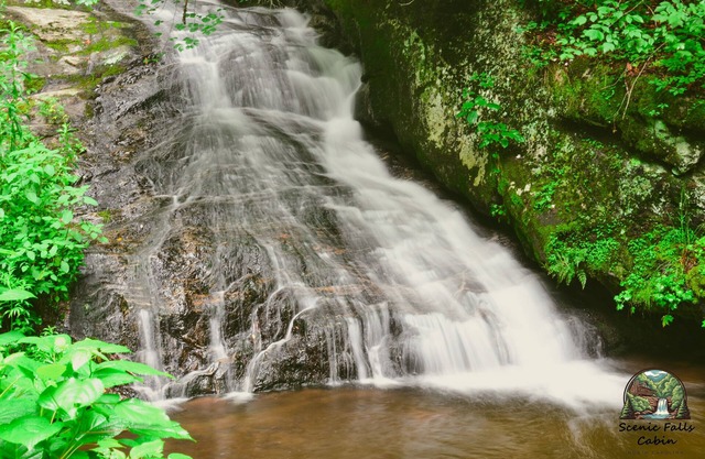 Scenic Falls Cabin - Luxury Retreat w/ Private 65’ Waterfall & Natural Pool