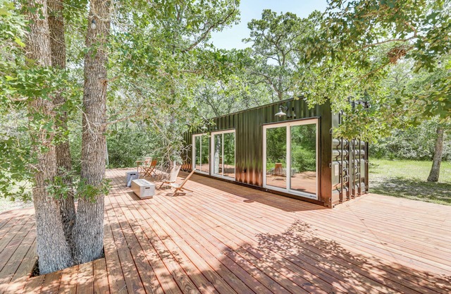 Scenic La Grange Tiny Home on 22 Acres By Wineries