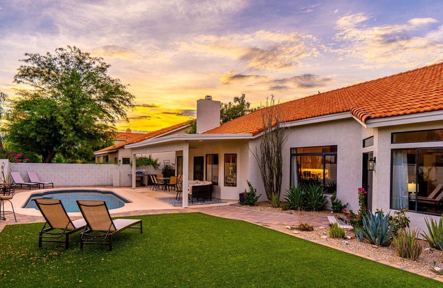 Scottsdale Designer's Dream | Pool | Game Room | Ping Pong Table
