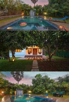 Sea Shell By The Sea Luxurious Villa 3min From Awas Beach Surrounded By Mango Trees