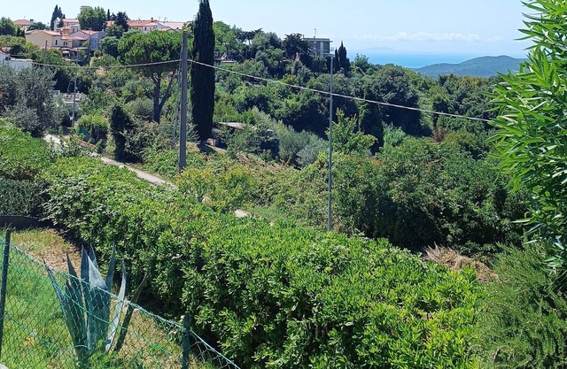 Sea view, apartment in the Tuscan hills ideal for families.