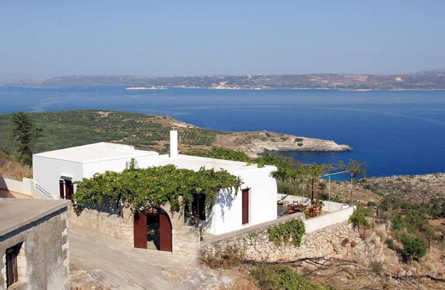 Villa tradicional con vistas al mar en Creta