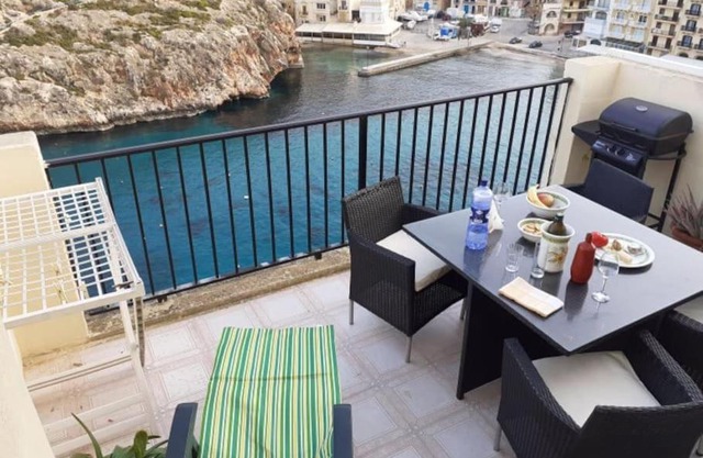 Seafront Penthouse with Terrace in Xlendi, Gozo