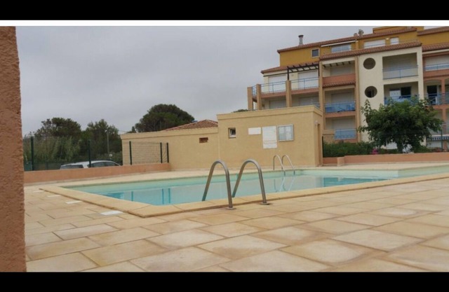 Appt Seaside 35m2 para 2/4 Pers, terraza, piscina, estacionamiento, residencia segura