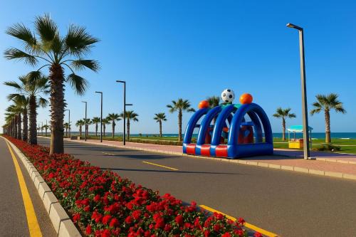 Seaside Chalet in Porto Said for Families