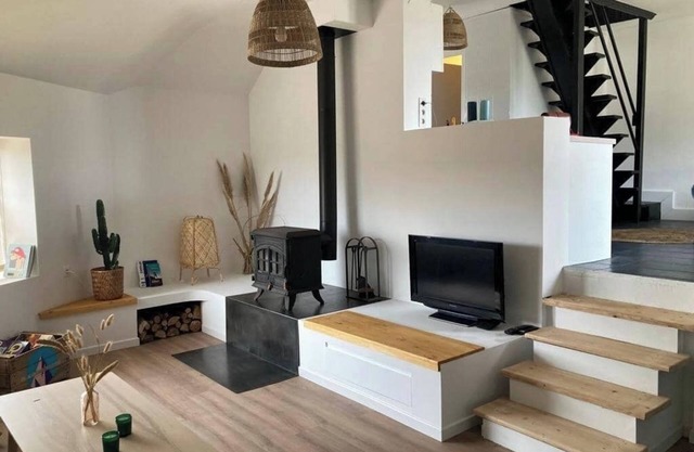 Cocooning sea view house in Barnenez