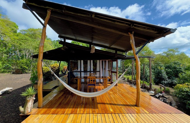Cabina ecológica única con una vista increíble