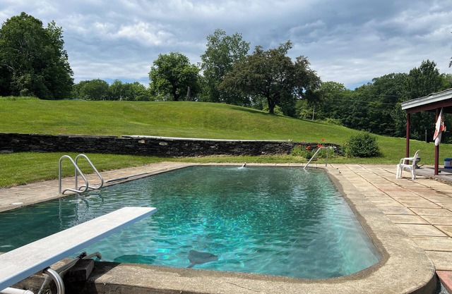 Secluded farmhouse with private inground pool!