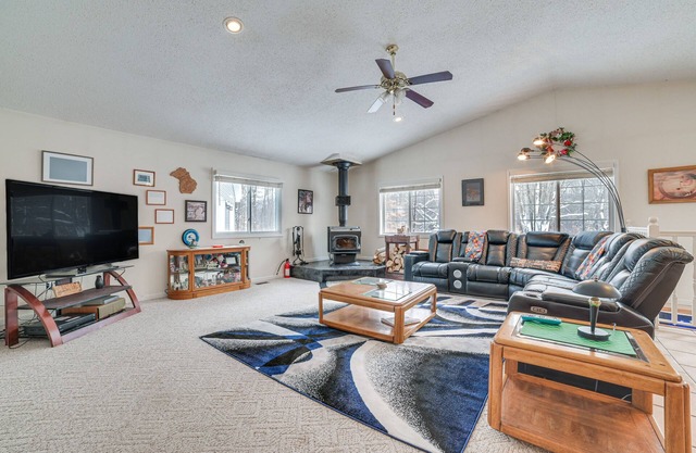 Secluded Mancelona Home w/ Gas Grill!