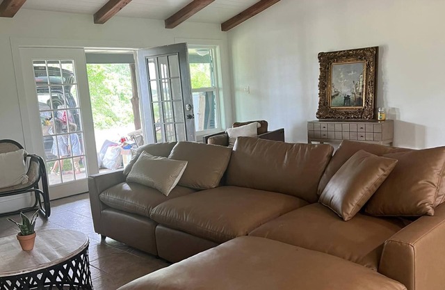 Secluded Texas oasis on 82 acres, our rustic retreat offers a private pond