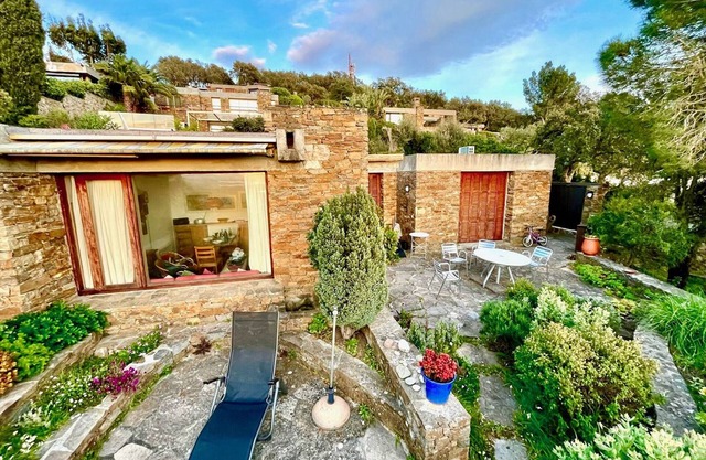 Casa adosada con aire acondicionado y aparcamiento, 4 pers., Bormes-les-Mimosas