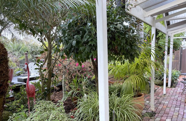 Separate & Self contained apartment in beautiful tropical garden close to beach.
