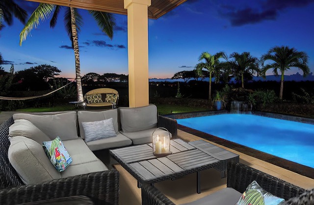Hualalai Four Seasons Guest House completa con carrito de golf