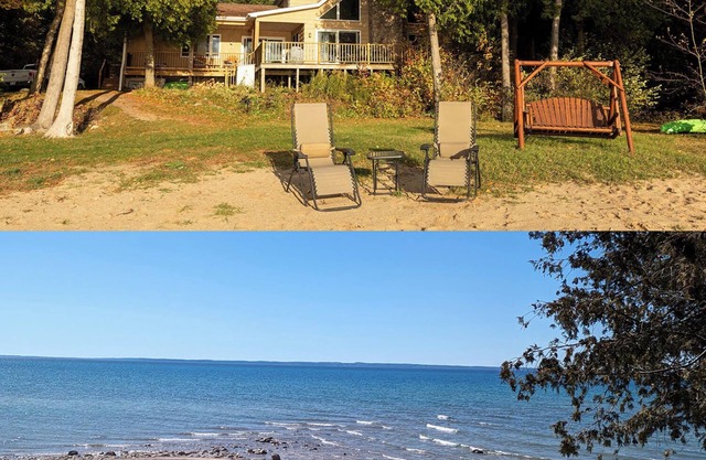 DISPONIBLE PARA INVIERNO! PUESTA DEL SOL PLAYA GRAN MODERNO LAGO CASA WIFI CHIMENEA