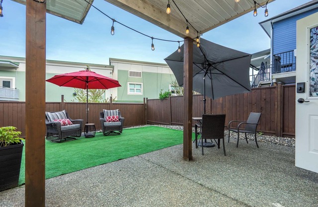 Serene 1BR Suite with Private Patio & Storage